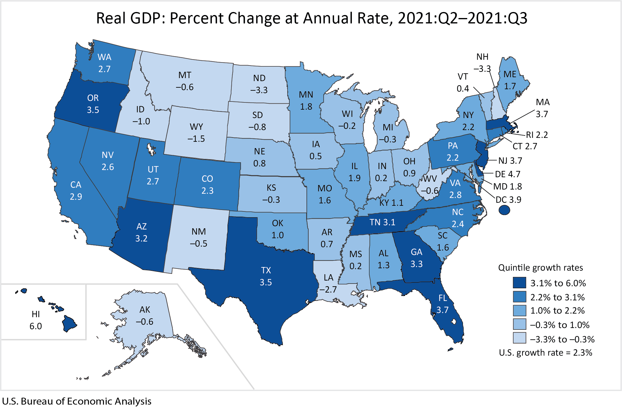 PIB de los Estados Unidos por estado